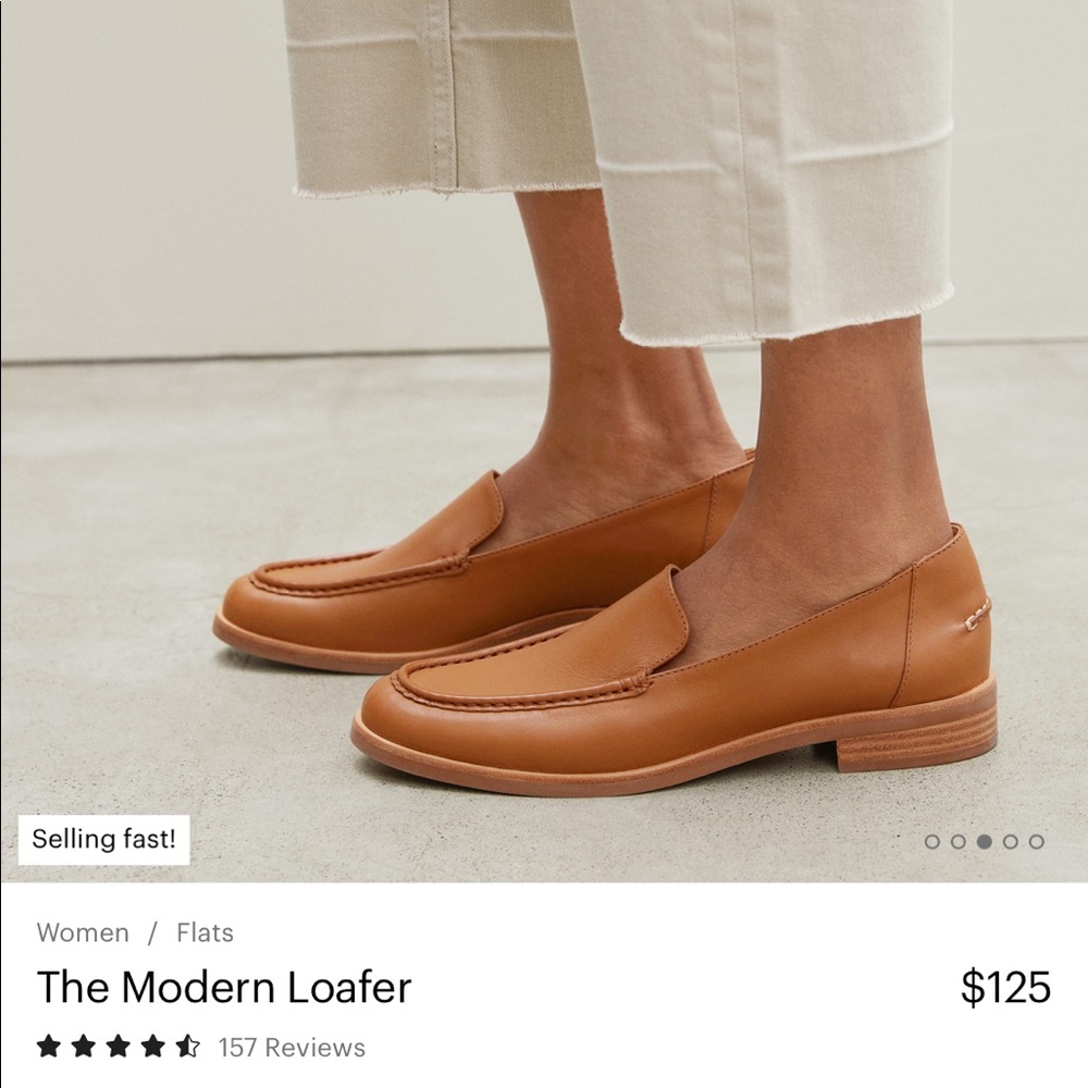 Everlane Modern Loafer in Tan